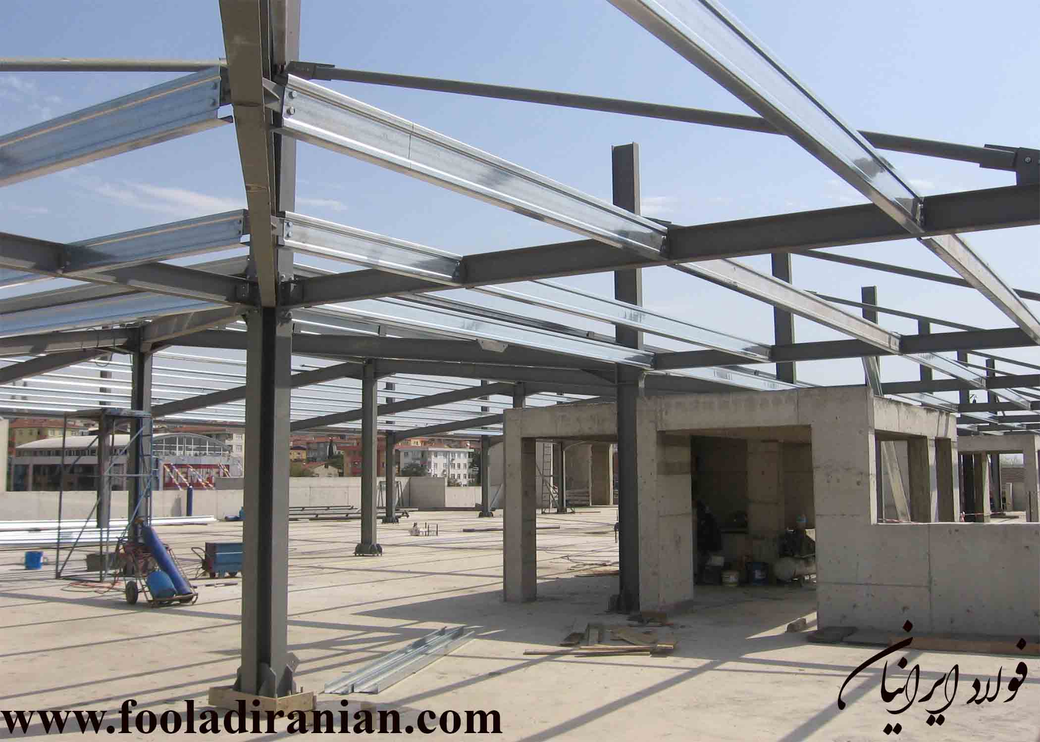 کاربرد فولاد در ساختمان سازی